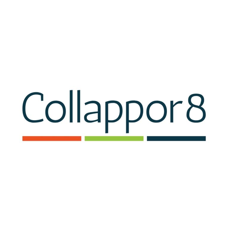 Collappor8 LOGO Colour Blue Text 768x768