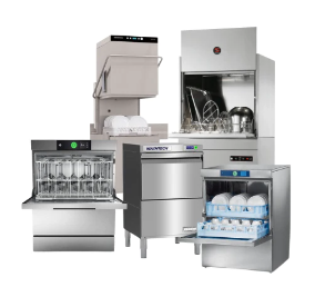 Commercial dishwasher grouping small