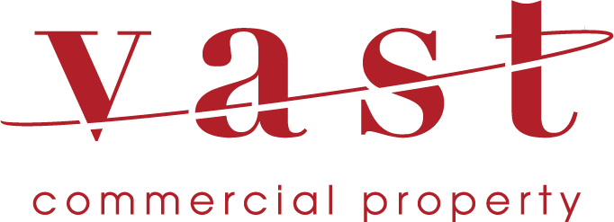 Vast Commercial Property Logo Red PNG