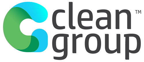 clean group logo with Geo tag